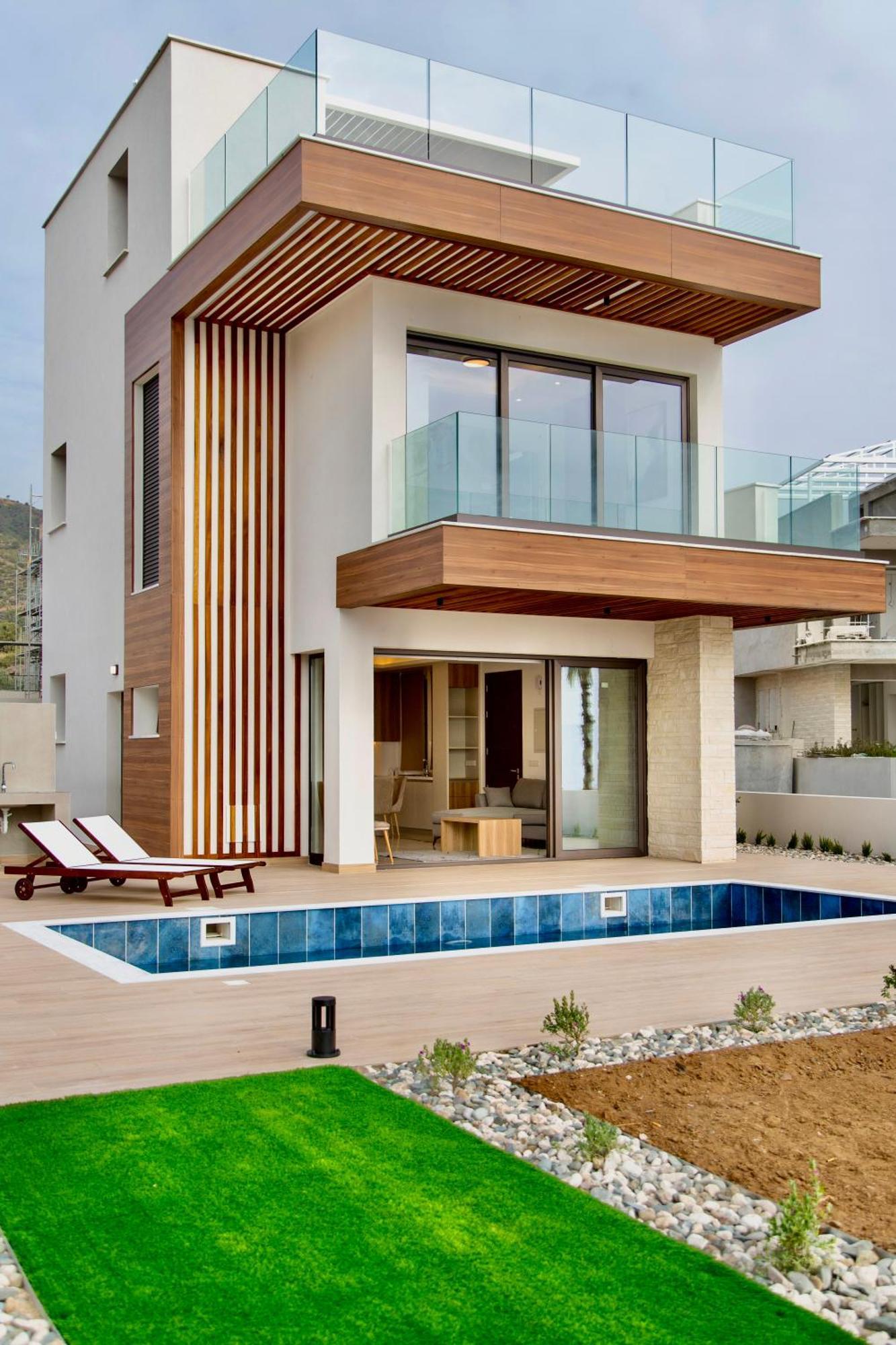 Santa Barbara Seafront Villas W Jacuzzi Pool 파포스 외부 사진