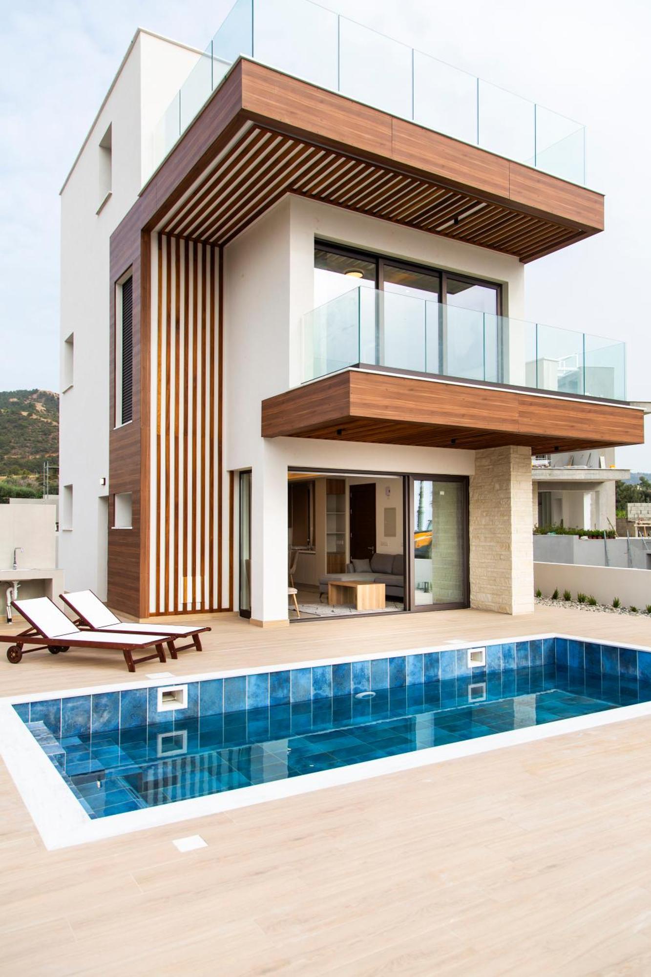 Santa Barbara Seafront Villas W Jacuzzi Pool 파포스 외부 사진