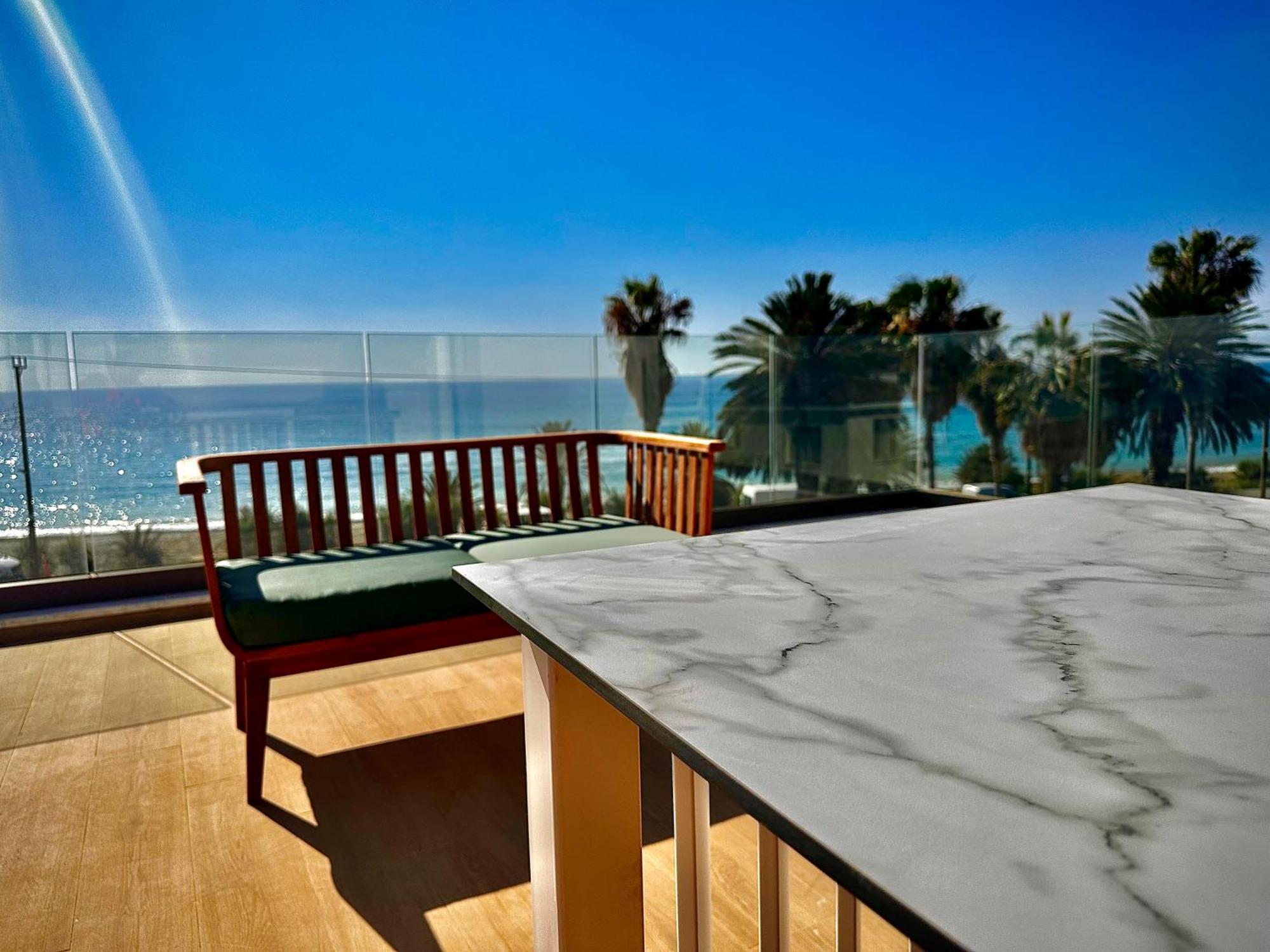 Santa Barbara Seafront Villas W Jacuzzi Pool 파포스 외부 사진
